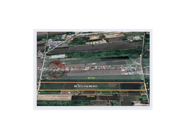ขายที่ดิน 46-1-60 ไร่ พื้นที่สีเขียว ติดถนนทางหลวงชนบท ปท.3014 อ.ลาดหลุมแก้ว จ.ปทุมธานี