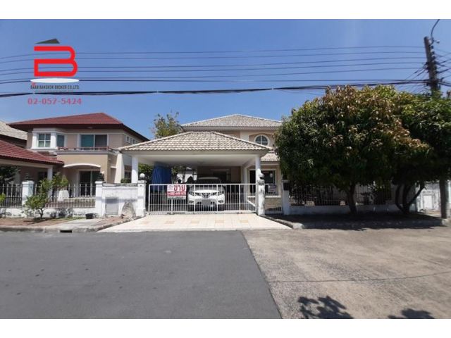 บ้านเดี่ยว หมู่บ้านชวนชื่น วัชรพล เนื้อที่ 60.8 ตรว. ถนน รามอินทรา เขตบางเขน