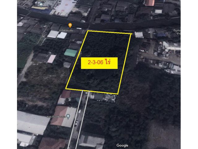 ขาย ที่ดินกรุงเทพกรีฑา 2 ไร่ ทำโกดัง บ้านพักอาศัย หลังติดคลอง