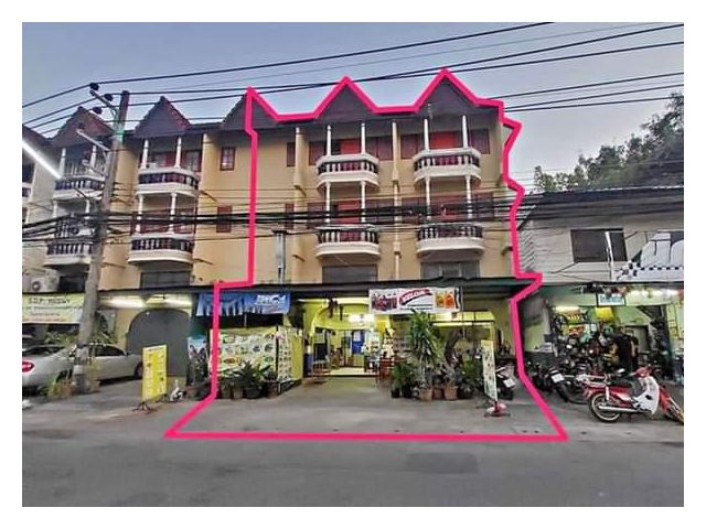 #ขายอาคารพาณิชย์ใกล้สถานีรถไฟ​ ขายอาคาร 2 คูหา 3 ชั้นครึ่ง