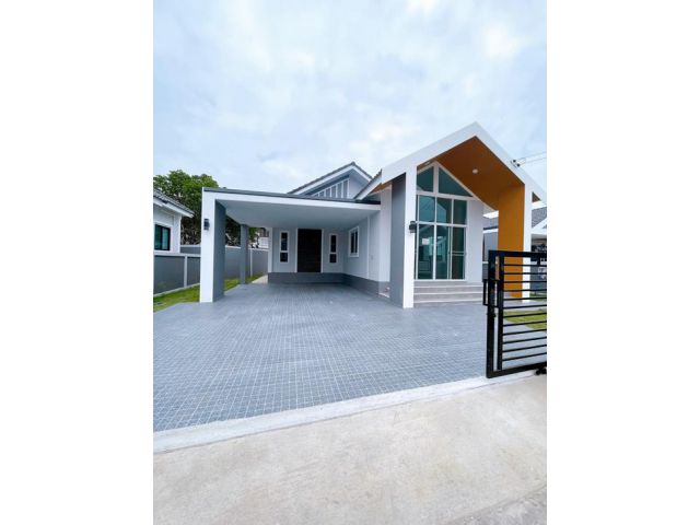 #บ้านสร้างใหม่ใกล้แมคโครแม่เหียะทำเลดีเข้าออกได้หลายทางสันผักหวานเชียงใหม่