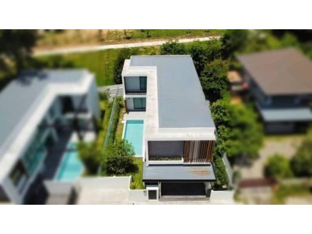 #ขายบ้านสารภี pool villa สไตล์โมเดิร์น มินิมอล จองด่วน️ เหลือเพียง 3 หลังสุดท้าย