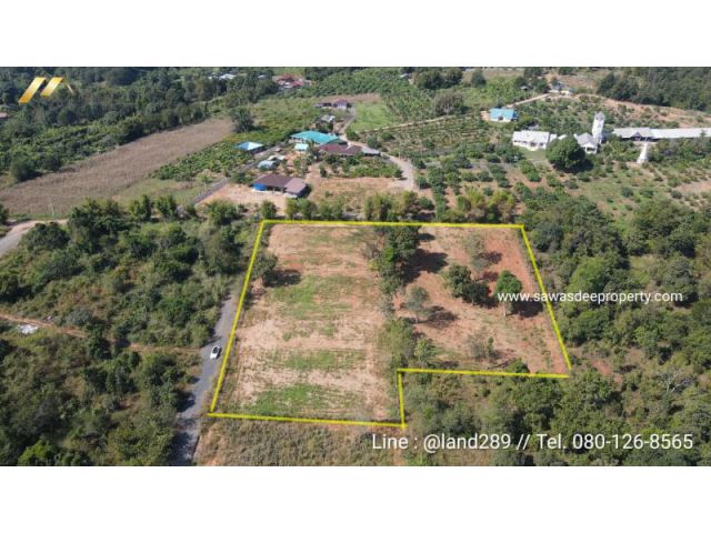 #ขายที่ดินแม่แตง หลังตลาดแม่มาลัย เนื้อที่ 5-3-20 ไร่ วาละ 3,000 บาท