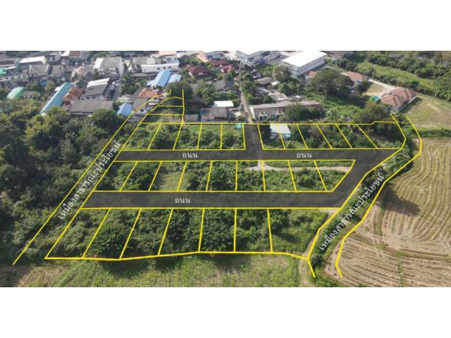 #ขายที่ดินแม่แตง หลังตลาดแม่มาลัย เนื้อที่ทั้งหมด 7-2-17 ไร่ วาละ 5,000 (15ล้าน)