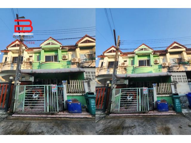 ทาวน์เฮาส์ หมู่บ้านพารวย บางบัวทอง เนื้อที่ 19.5 ตรว. ถนนราชพฤกษ์ อ.บางบัวทอง จ.นนทบุรี