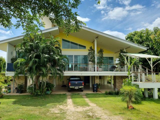 #ขายบ้านสวนติดแม่น้ำปิง วิวเขา ใกล้เขื่อนแม่งัด เนื้อที่ 15-3-26 ไร่ (มีที่งอกอีก 6 ไร่รวมเป็น 22 ไร่)