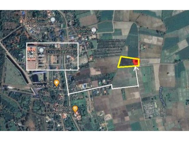 #ขายที่ดินแม่แตง ตรงข้ามวัดบ้านเด่น วิวนา วิวเขาล้อมรอบ เนื้อที่ 5-2-6.5 ไร่ ไร่ละ 1 ล้าน (5,515,000บ.)