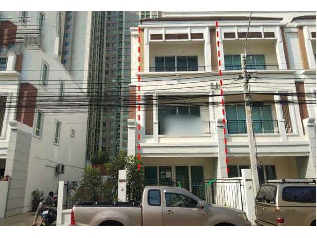 ขายทาวน์เฮ้าส์  หมู่บ้าน วิชั่น สมาร์ทซิตี้ นนทบุรี