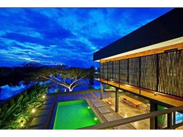 #บ้านเช่าดอยสะเก็ด พูลวิลล่า สไตล์โมเดิร์น พร้อมสระว่ายน้ำส่วนตัว เช่าเดือนละ 75,000 บาท