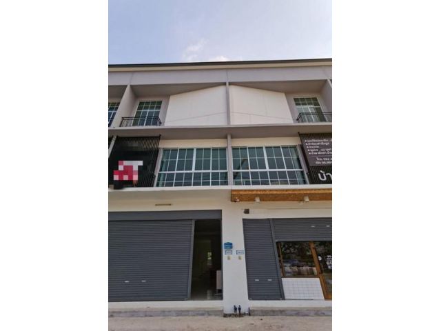ให้เช่าอาคารพาณิชย์ รังสิตคลองสาม ขนาด 3 ชั้น ไม่มีห้องเป็นชั้นโล