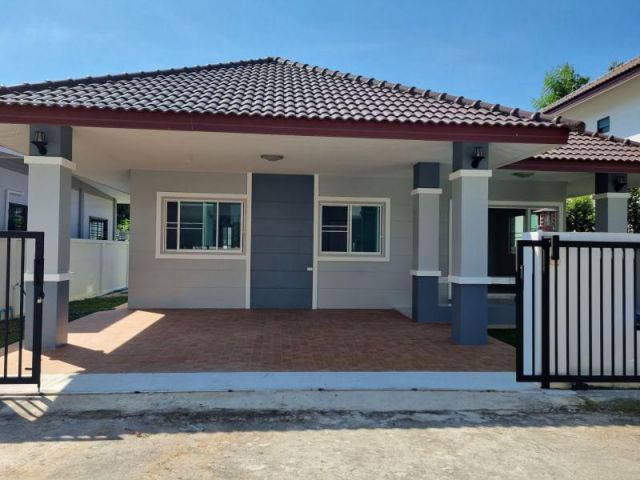 #ขายบ้านสร้างใหม่ ใกล้ถนนหลวงวงแหวนรอบ3 เนื้อที่ 59 ตร.ว. ราคา 2.55 ล้าน