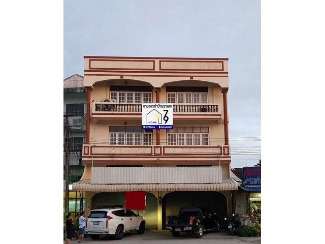 ขายอาคารพาณิชย์ 3 ชั้นครึ่ง 2 คูหา โซนชากใหญ่ระยอง