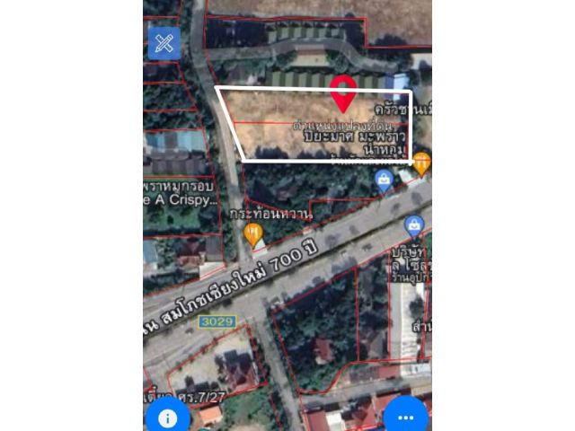 #ขายที่ดินอำเภอเมืองเชียงใหม่ #พื้นที่สีเหลือง เนื้อที่ 2-2-26 ไร่ ยกแปลง 28 ล้าน(โอนคนครึ่ง)