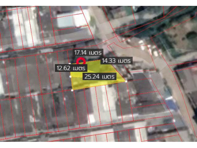 #ขายที่ดินอำเภอเมืองเชียงใหม่ ใกล้ถนนมหิดล ย่านเคหะหนองหอย เนื้อที่ 61 ตร.ว. วาละ 35,000( 2,135,000บ.)
