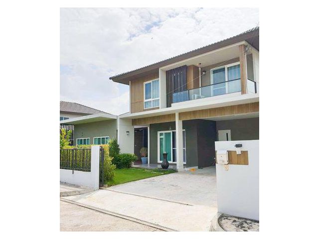 R7 บ้านสวยสไตล์โมเดิร์น inizio เชียงใหม่ บรรยากาศร่มรื่น ในสังคมค