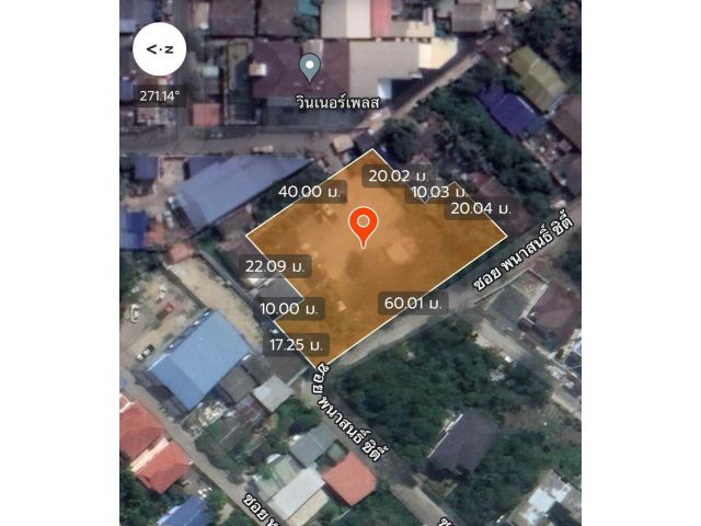 ** ขายที่ดิน 1 ไร่ 91 ตรว. ซ.ทรัพย์บุญชัย 20 (ใกล้ถนนศรีนครินทร์) ต.บางเมือง อ.เมือง จ.สมุทรปราการ **