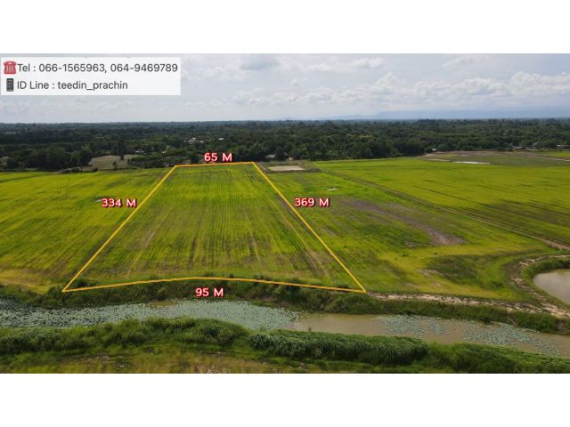 ขายที่ติดคลอง เป็นที่ในเขตหมู่บ้าน น้ำ ไฟฟ้า มีพร้อม เหมาะทำบ้านสวน ทำเกษตร