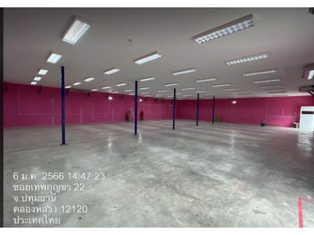ให้เช่าโรงงาน คลังสินค้า ห้องเย็น ย่านรังสิต ตลาดไท