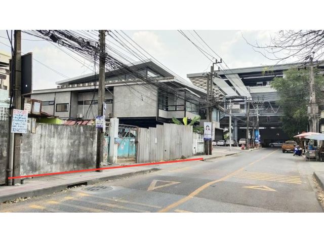 ให้เช่าที่ดิน เนื้อที่ 399 ตารางวา ซอยรามอินทรา 23  ห่างสถานีรถไฟฟ้าลาดปลาเค้า 50 เมตร