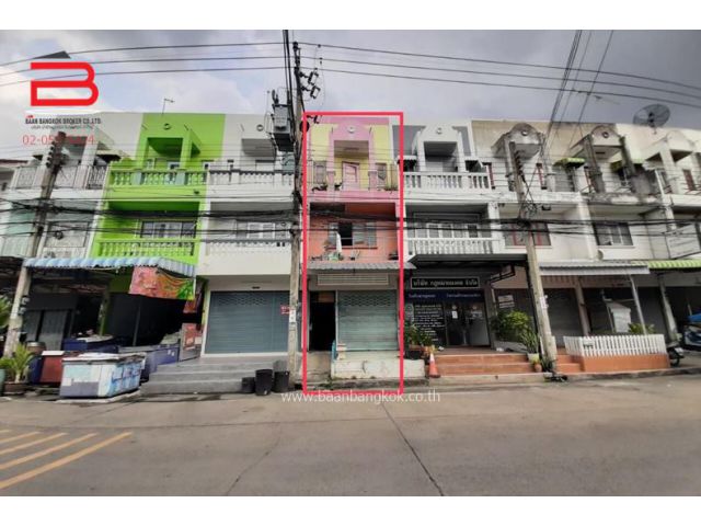 อาคารพาณิชย์ หมู่บ้าน สุภาวัลย์ เนื้อที่ 18 ตรว. ถนนหทัยราษฎร์ เขตมีนบุรี