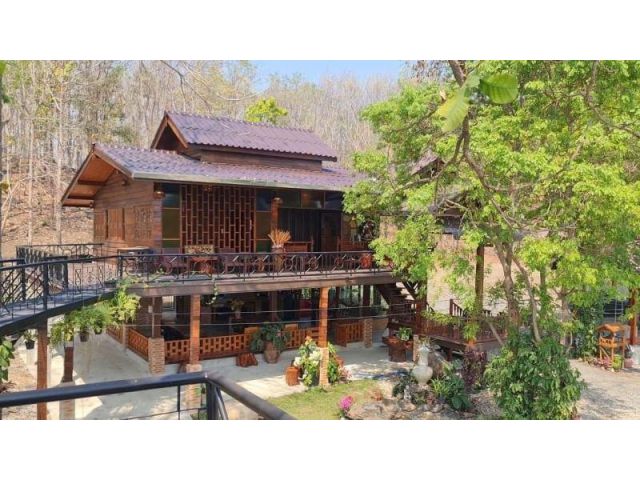 #ขายบ้านแม่ออน พร้อมที่ดิน รวมเนื้อที่ 13 ไร่ (โฉนด 4 ไร่ ที่ครอบครอง 9 ไร่) ราคา 13 ล้าน