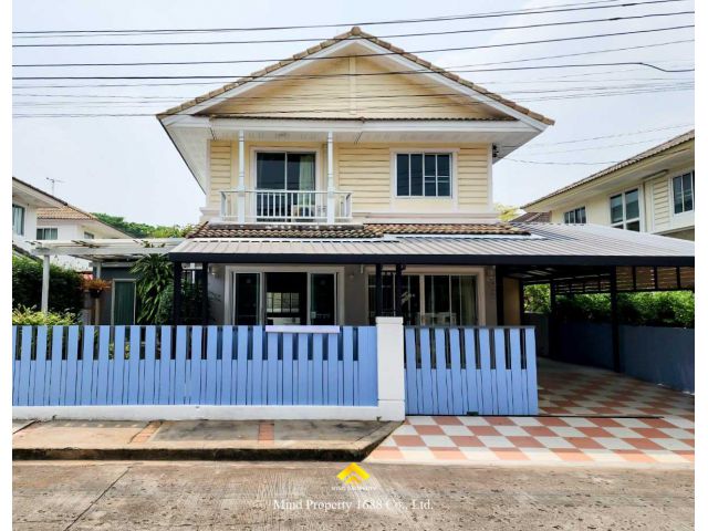 บ้านเดี่ยว สวย สภาพดี พร้อมอยู่ มีพื้นที่สวนด้านข้าง ม.พฤกษ์ลดา 1 รังสิต คลอง 4 ลำลูกกา ปทุมธานี