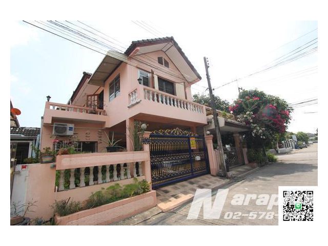 66030208 : บ้านแฝด 2 ชั้น พื้นที่ใช้สอยเท่าบ้านเดี่ยว ม.เมืองประชา ต.บางคูวัด จ.ปทุมธานี คุ้มค่า น่าอยู่ กู้ได้ 100 %