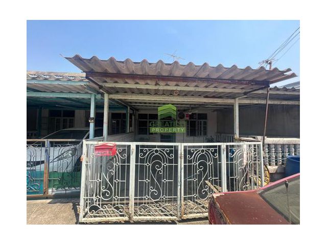 หมู่บ้านอยู่เจริญ 2 คลอง 4 ขายด่วน ทาวน์เฮ้าส์ 1 ชั้น เนื้อที่ 22.80 ตร.ว ทำเลดี ต่อเติมครบ