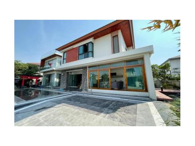 ขายบ้านเดี่ยว มบ.มัณฑนา เทียนทะเล 28 (มัณฑนา พระราม 2 - เทียนทะเล) เนื้อที่ 100 ตารางวา พื้นที่ใช้สอย 350 ตารางเมตร   เน