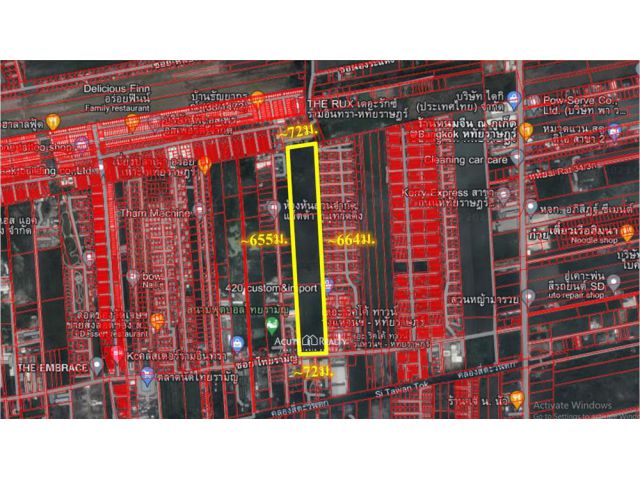 ที่ดินแปลงใหญ่ ที่ดินติดถนนไทยรามัญ