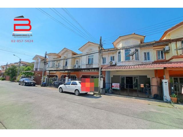 ทาวน์เฮาส์ หมู่บ้าน เดอะคอนเนค 3 ดอนเมือง เนื้อที่ 21.4 ตรว. ถนนวิภาวดีรังสิต เขตดอนเมือง