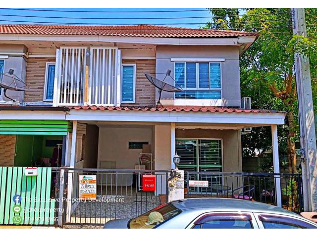 ขายทาวน์โฮม หลังริม หมู่บ้าน พฤกษาวิลล์ 60 ลาดกระบัง Pruksa Ville Ladkrabang-Onnut