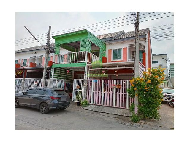 หมู่บ้านกิตตินคร ทาวน์กรีน ลาดหวาย ขายด่วน ทาวน์เฮ้าส์ 2 ชั้น เนื้อที่ 17.20 ตร.ว ทำเลดี แปลงริม พร้อมอยู่