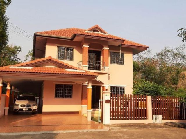 #ให้เช่าบ้านสันกำแพง ราคาเช่า 15,000 บาท/เดือน สัญญาเช่า 1 ปี (จ่ายล่วงหน้า 1 เดือน+มัดจำ 2 เดือน)