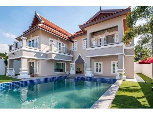 ขาย บ้านพลูวิลล่าเเบบสไตล์ไทยเฟอร์ครบ ตกเเต่งใหม่ ใกล้ ชายหาดจอมเ