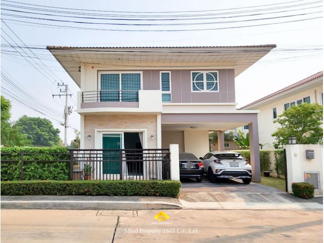 บ้านเดี่ยว พร้อมอยู่ มีพื้นที่สวนด้านข้าง ศุภาลัย การ์เด้นวิลล์ รังสิต คลอง 2 ปทุมธานี