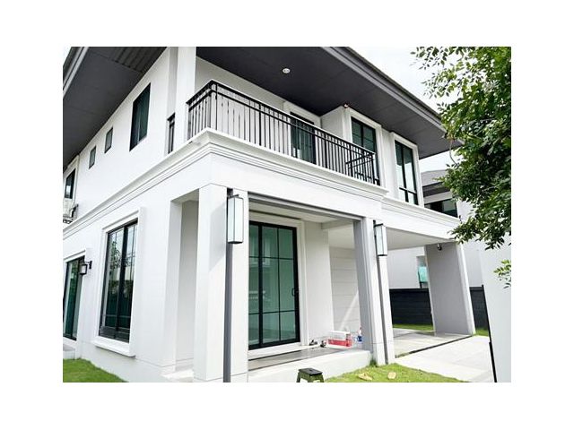 (ให้เช่า) **บ้านเดี่ยว เศรษฐสิริ พัฒนาการ  บ้านเเปลงมุม เฟอร์นิเจอร์ครบ พร้อมอยู่ **