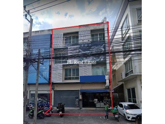 ให้เช่าอาคารพาณิชย์ 2 คูหา 4 ชั้น ถนนลาซาล หน้าร้านเป็นกระจก