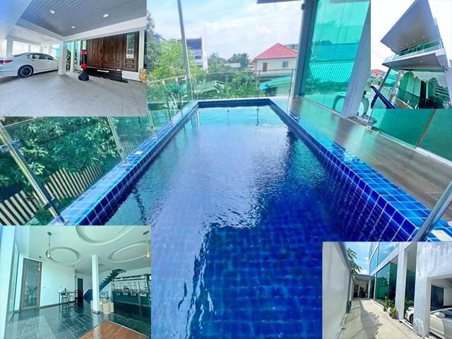 MRT รัชดา ลาดพร้าว วังหิน เดอะแจส ขายคฤหาสน์ถูก Pool Villa 3ชั้น