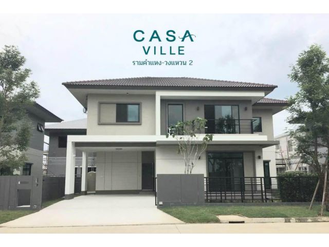 (ขาย/ให้เช่า) ** บ้านหน้าสวน คาซ่า วิลล์ รามคำแหง-วงแหวน 2 ตกเเต่งอย่างดี เฟอร์ครบพร้อมอยู่ **