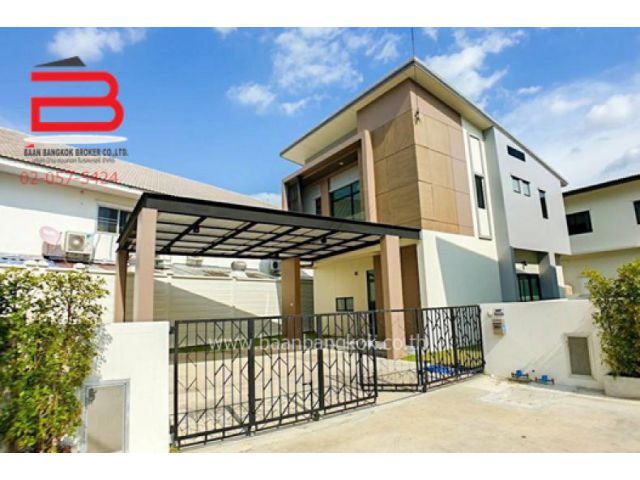 บ้านเดี่ยว S-GATE PREMIUM (เลสเกต บางใหญ่) หลังมุม เนื้อที่ 67.3 ตรว. ถนนกาญจนาภิเษก อ.บางใหญ่ จ.นนทบุรี
