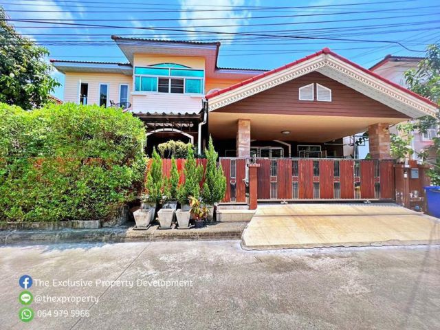 ขายบ้านเดี่ยว หมู่บ้าน ศศิธร เพชรเกษม69 พุทธมณฑลสาย2 พร้อมเฟอร์นิเจอร์ บิ้วอินครบ