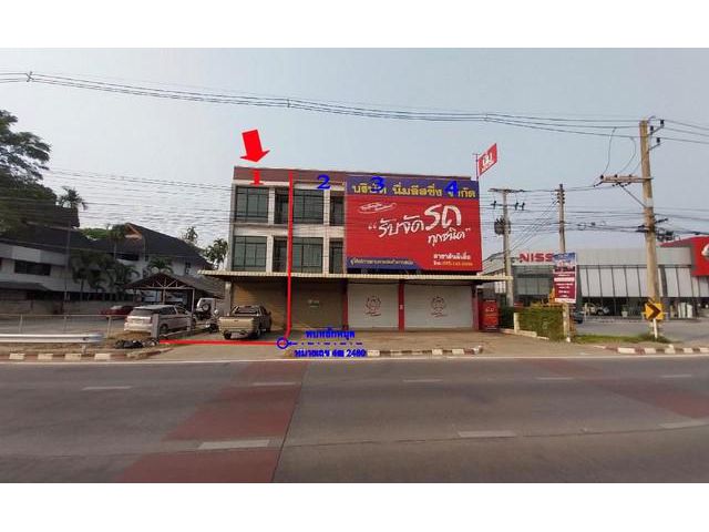 ขายอาคารพาณิชย์ 3 ชั้น ติดถนนใหญ่ อ.เมืองเชียงใหม่