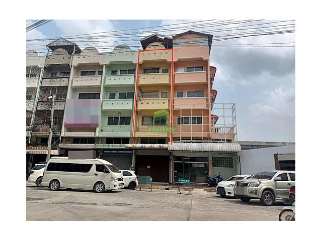 หมู่บ้านซื่อตรง รัตนาธิเบศร์ ขายด่วน อาคารพาณิชย์ 4.5 ชั้น เนื้อที่ 31 ตร.ว ไทรม้า เมือง นนทบุรี ทำเลดี ใกล้MRT ไทรม้า