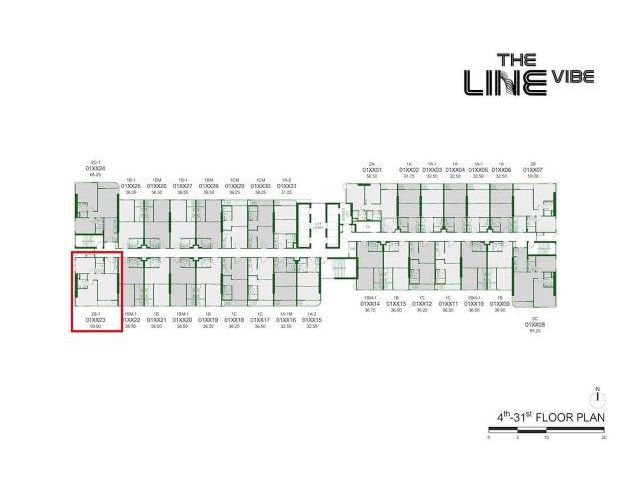 CM03993 ขายดาวน์ โครงการ เดอะ ไลน์ ไวบ์ คอนโด The line vibe คอนโดมิเนียม ถนนพหลโยธิน