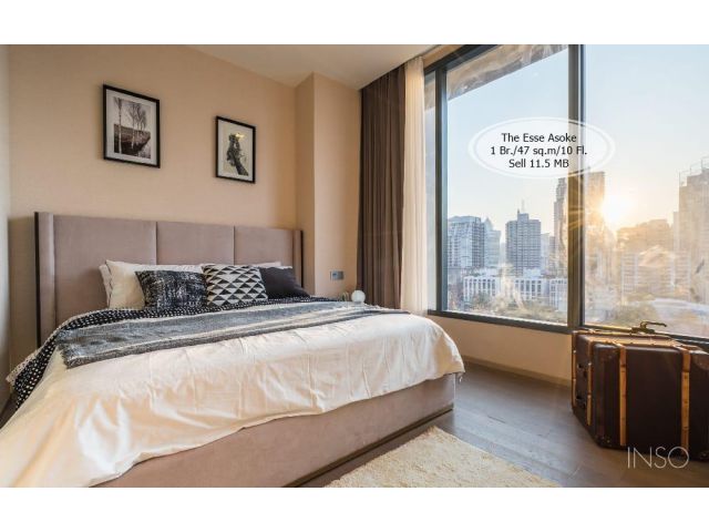 ขาย - The Esse Asoke /47 ตร.ม/1 ห้องนอน/ชั้น 10 ใกล้ BTS อโศก ขาย 11.5 ล้าน