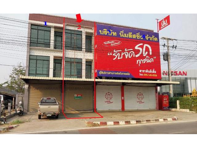 ขายอาคารพาณิชย์ 3 ชั้น ติดถนน อ.เมืองเชียงใหม่