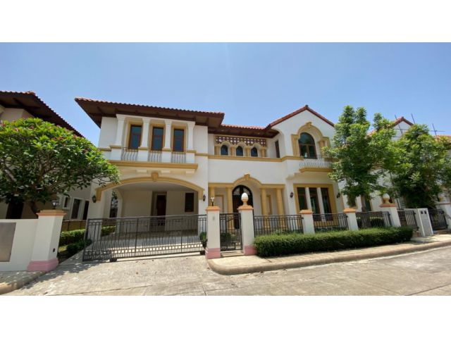 ขายบ้านเดี่ยว2ชั้นโครงการเดอะริชพระราม2ตกแต่งสไตล์เมดิเตอร์เรเนีย