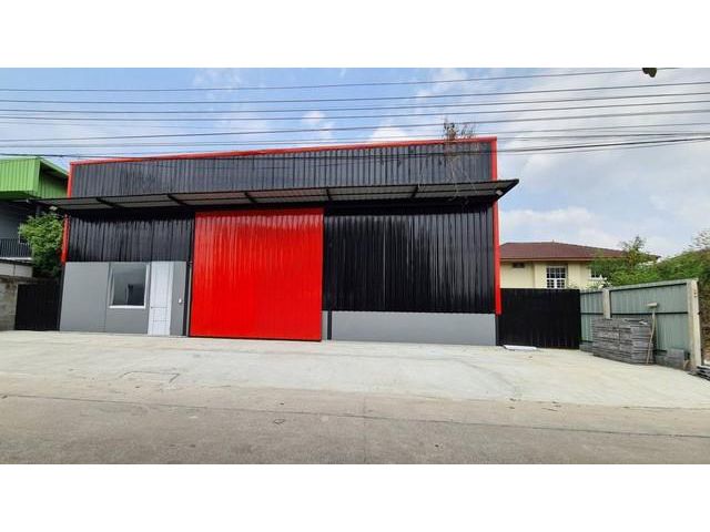 ให้เช่าโกดังสร้างใหม่พร้อมออฟฟิศ 250 ตรม. ถนนหทัยราษฎร์ ใกล้สายไห