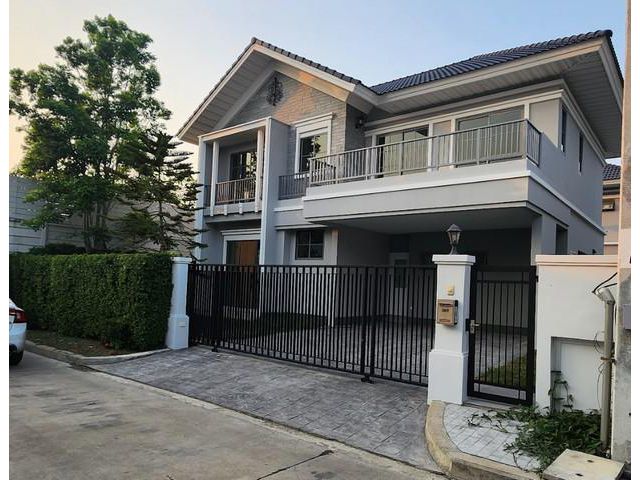 [A499]บ้านเดี่ยว หลังริม เพอร์เฟค เรสซิเดนซ์ พระราม9 - กรุงเทพกรี